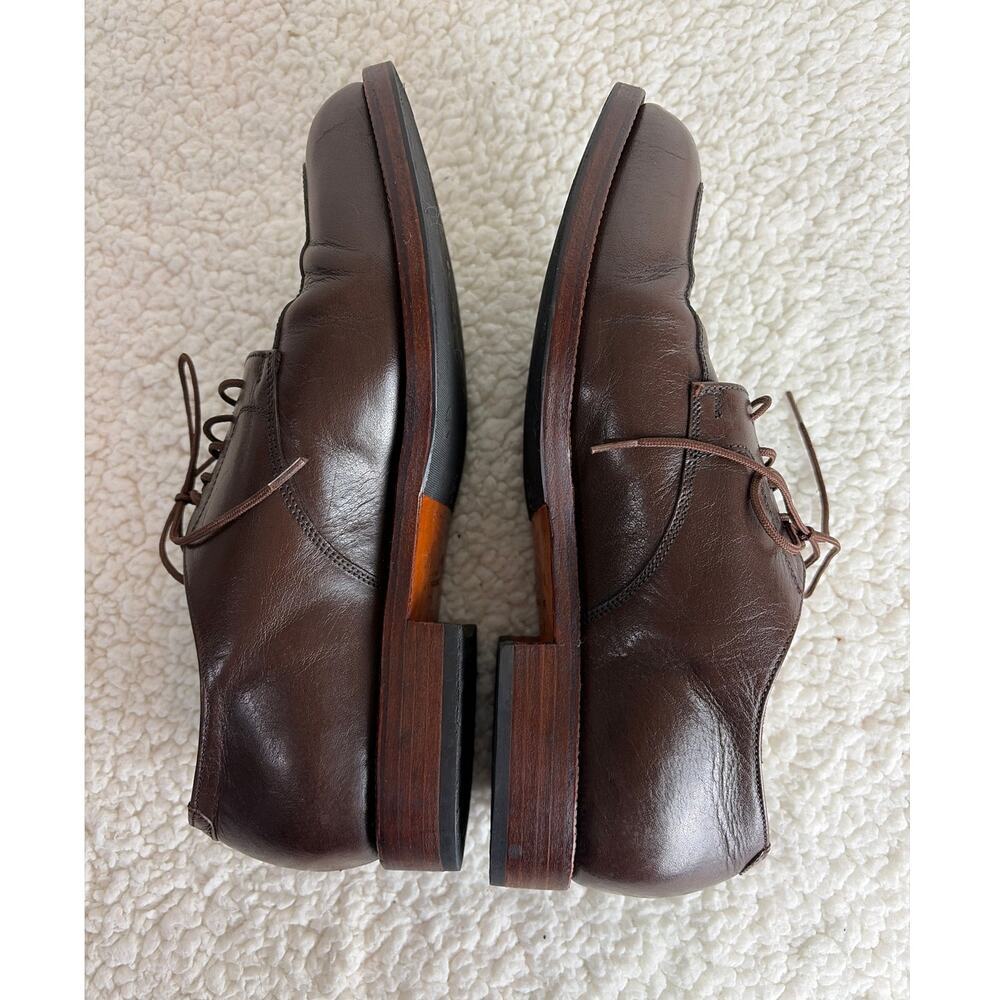 Als Attire Handmade Mens Oxford Shoes Size 8.5-9 Brown Leather One of a Kind - Picture 9 of 9